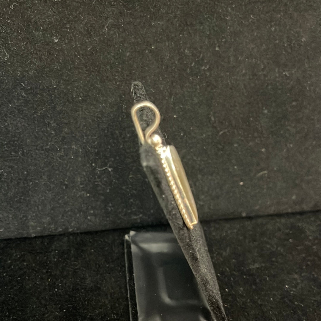 Vintage Rutilated Quartz Shepherd Hook Pendant