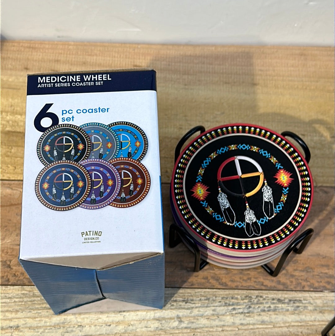 Native Print Coaster Set