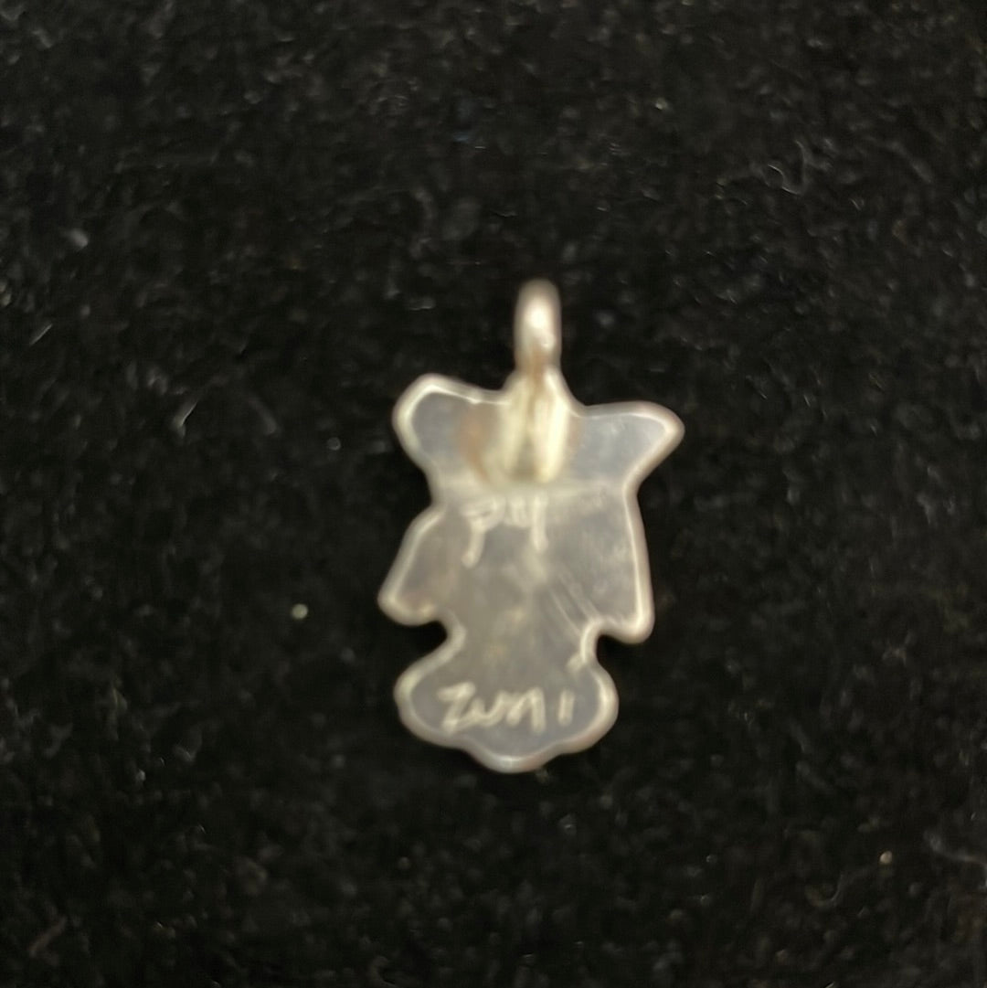 Lapis, Mother of Pearl, Black Jet, and Sleeping Beauty Turquoise Inlay Pendant