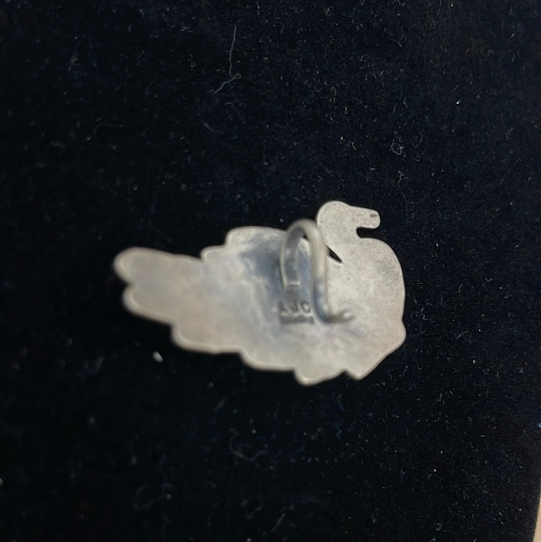 Spiny Oyster Duck Shepherd Hook Pendant