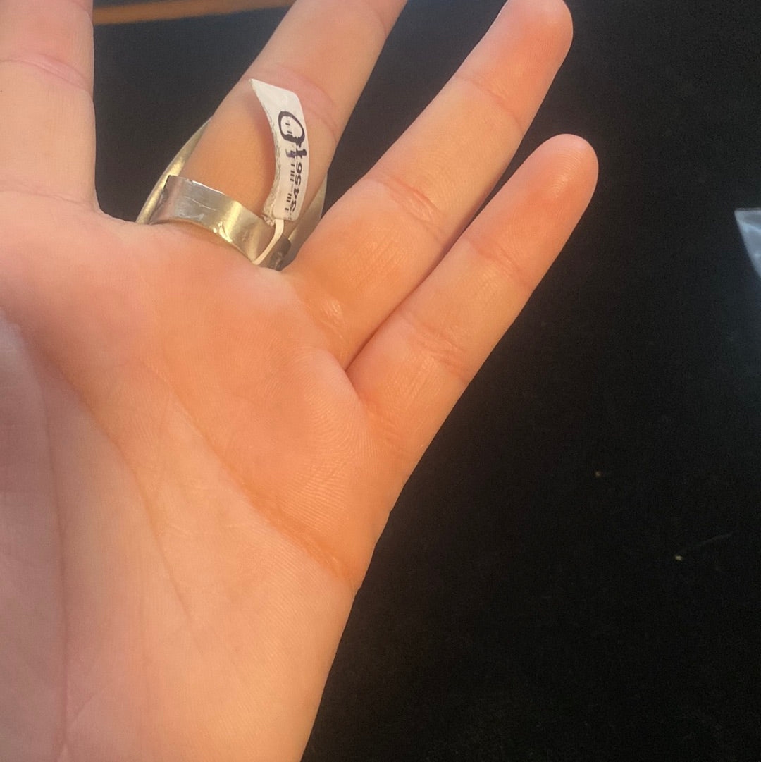 White Buffalo Oblong Ring