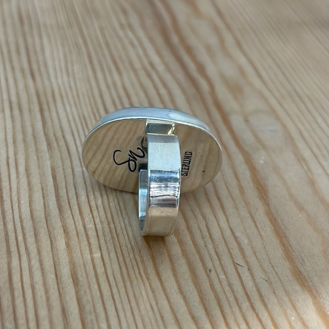 6.5 - Blue Opal Ring