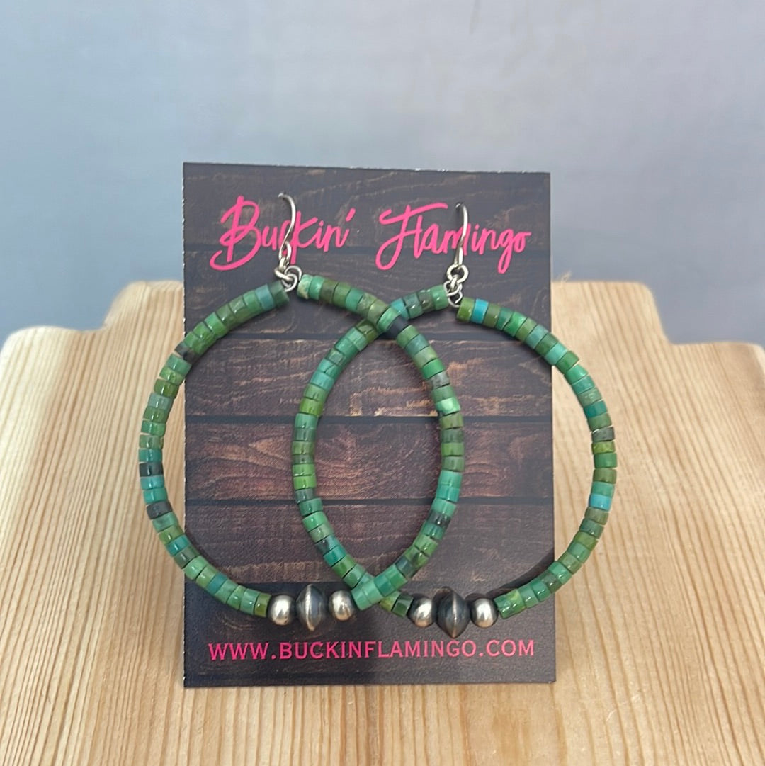 Heishi Bead with Navajo Pearls