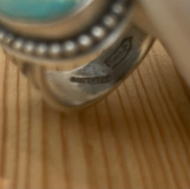 6.5 Sonoran Rose Turquoise Ring