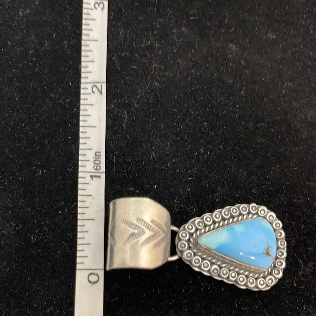 Golden Hills Turquoise Pendant