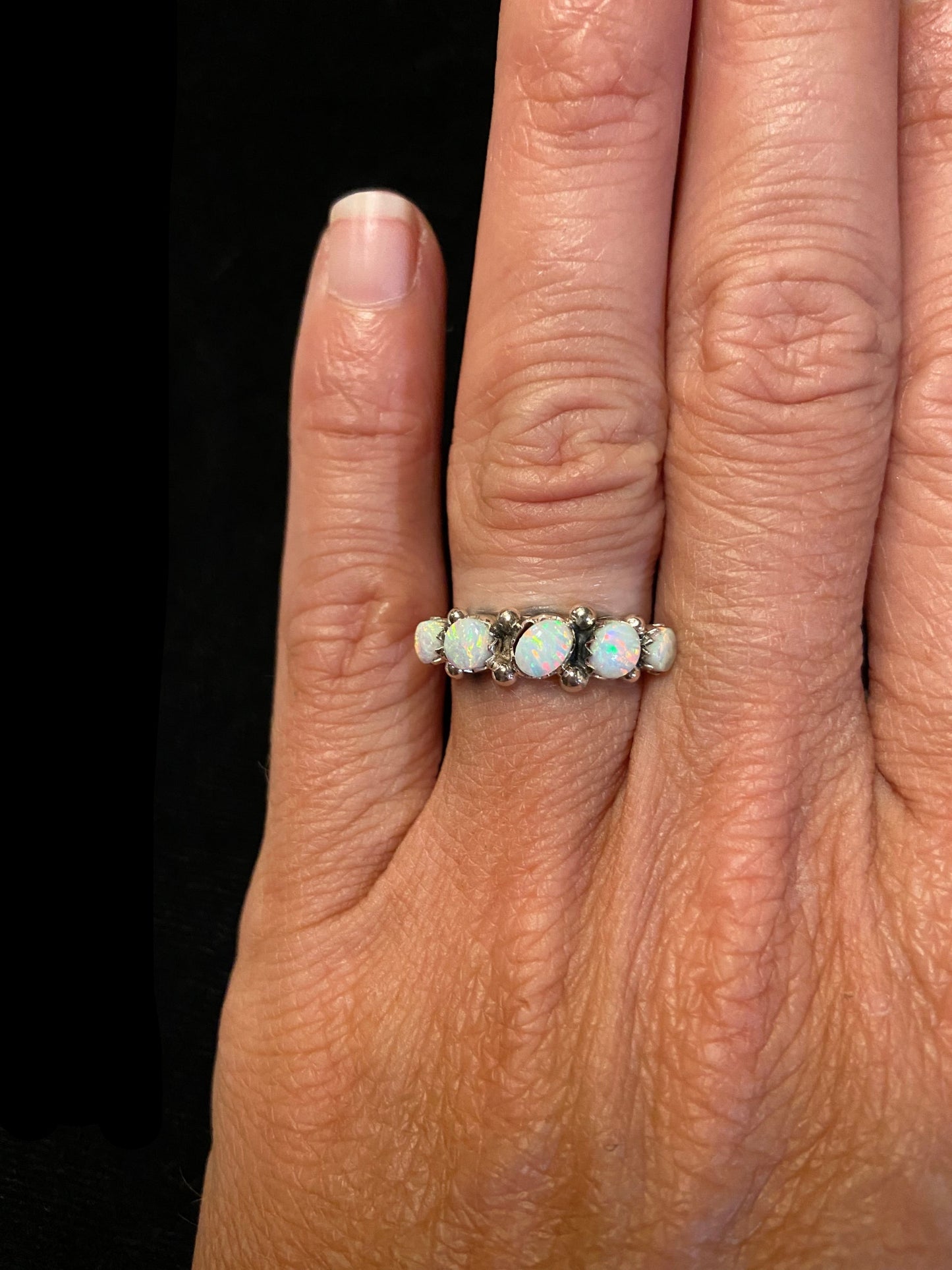Dainty Opal Ring