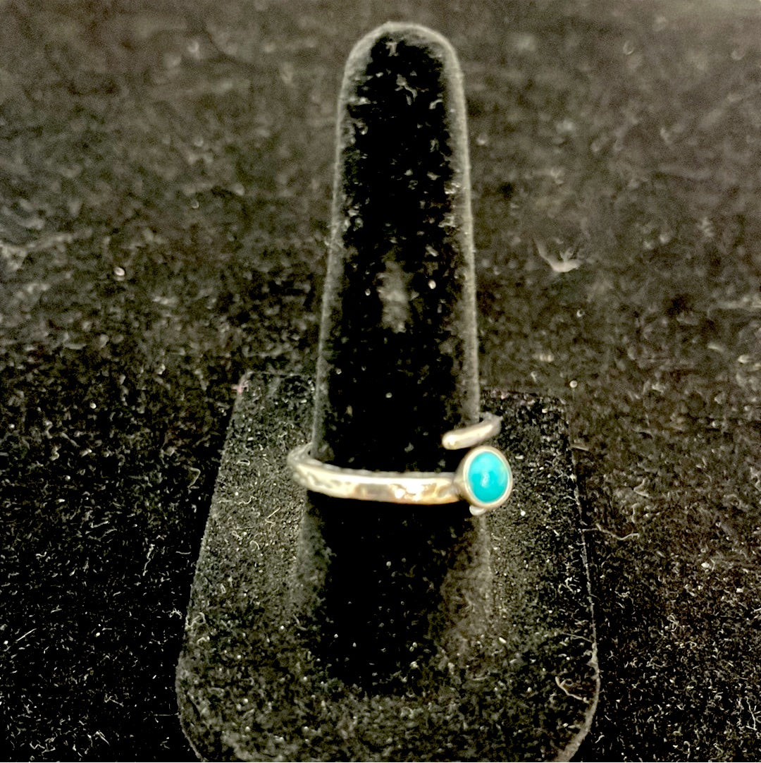 Sleeping Beauty Turquoise Adjustable Ring