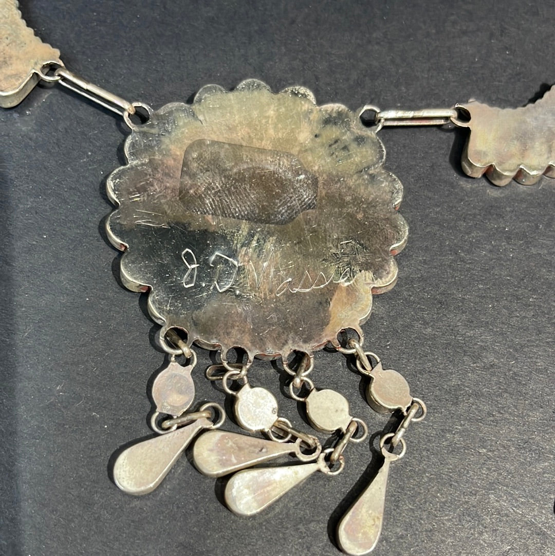 Zuni Sun Face 18” Necklace by Jose Massie Zuni
