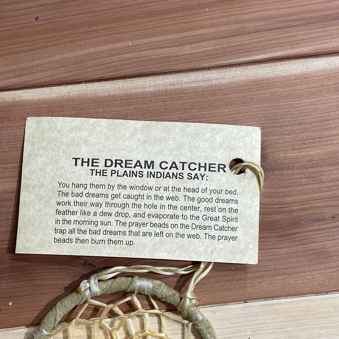 Natural Dream Catcher 3"