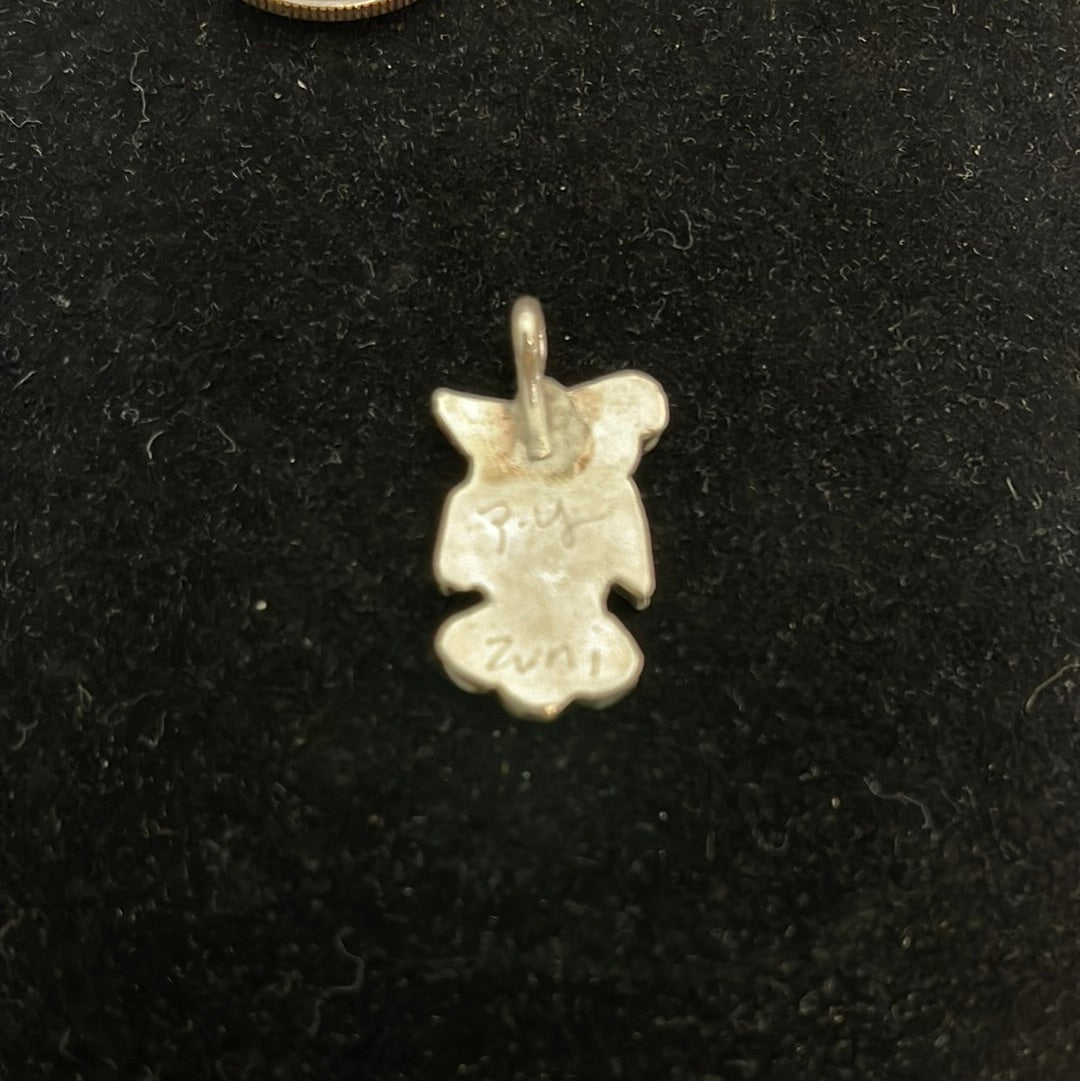 Lapis, Mother of Pearl, Black Jet, and Sleeping Beauty Turquoise Inlay Pendant