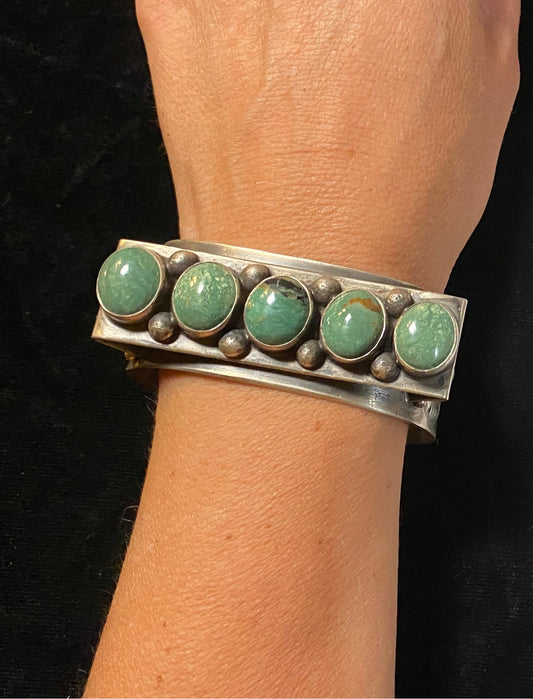 Emerald Green Turquoise Bracelet