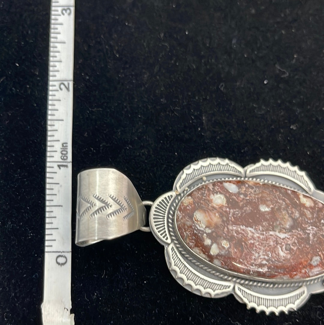 Wild Horse (Crazy Horse) Oval Pendant