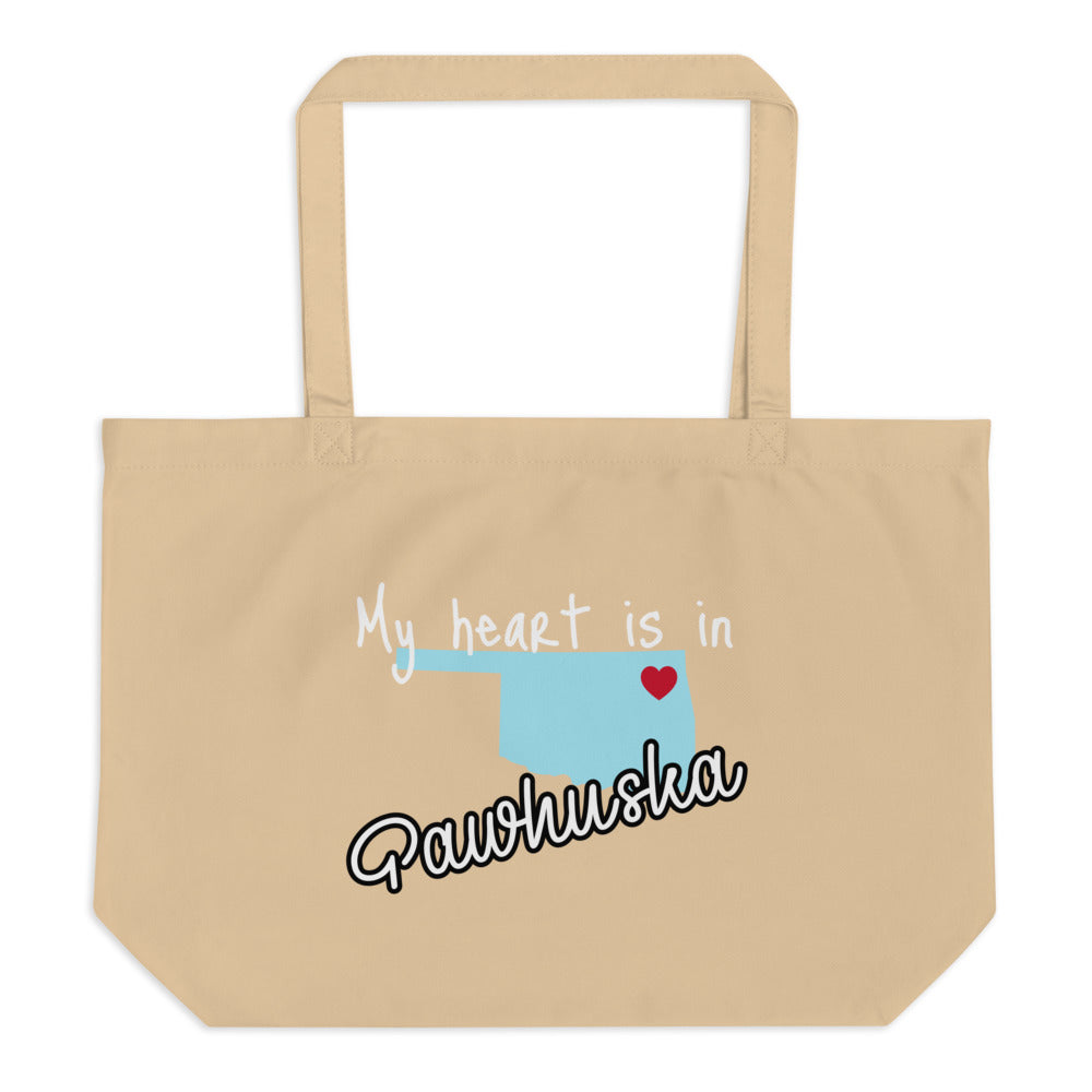 Large organic tote bag