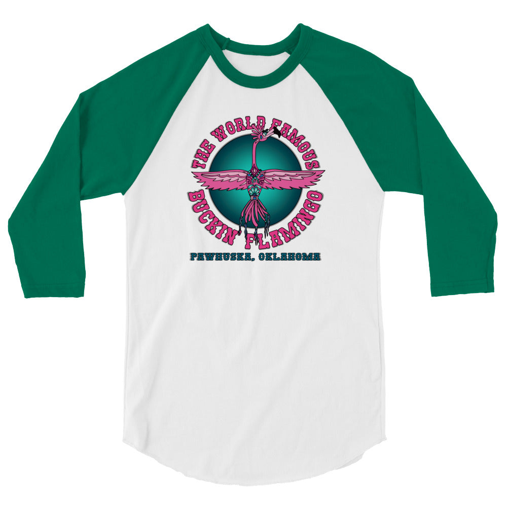 3/4 sleeve raglan shirt Thundermingo Logo