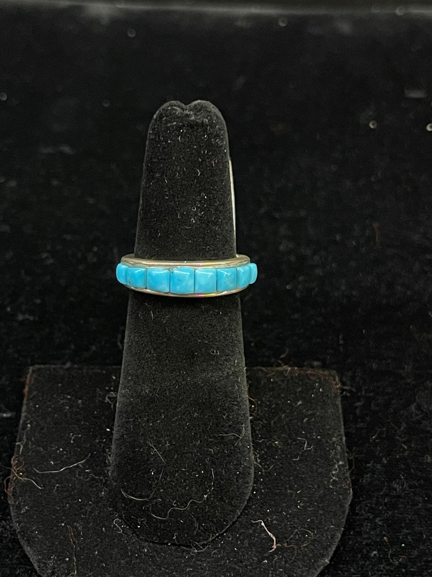 Cobblestone Turquoise Inlay Ring