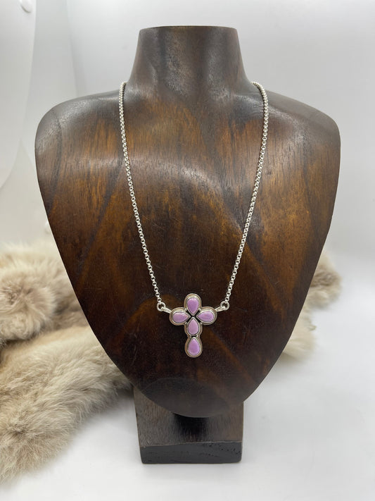 17" Purple Desert Necklace