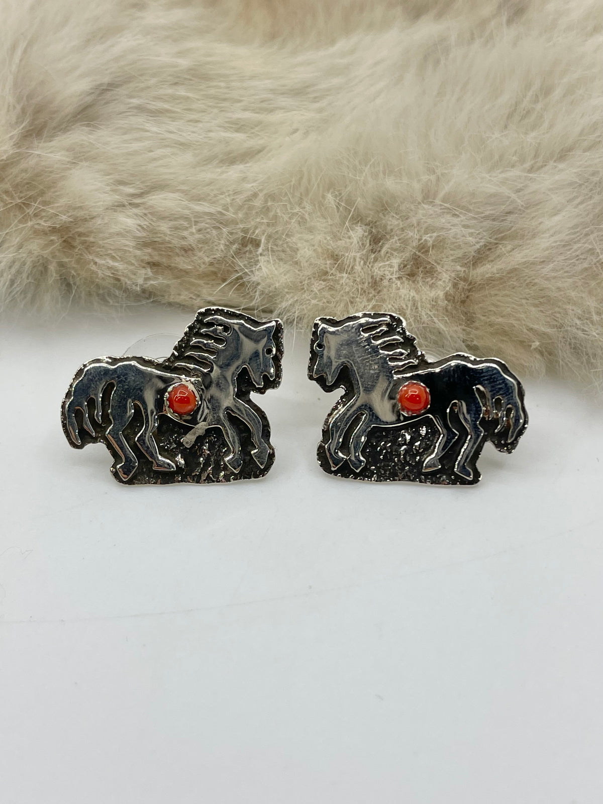 Coral Horse by Marie Jackson, Navajo