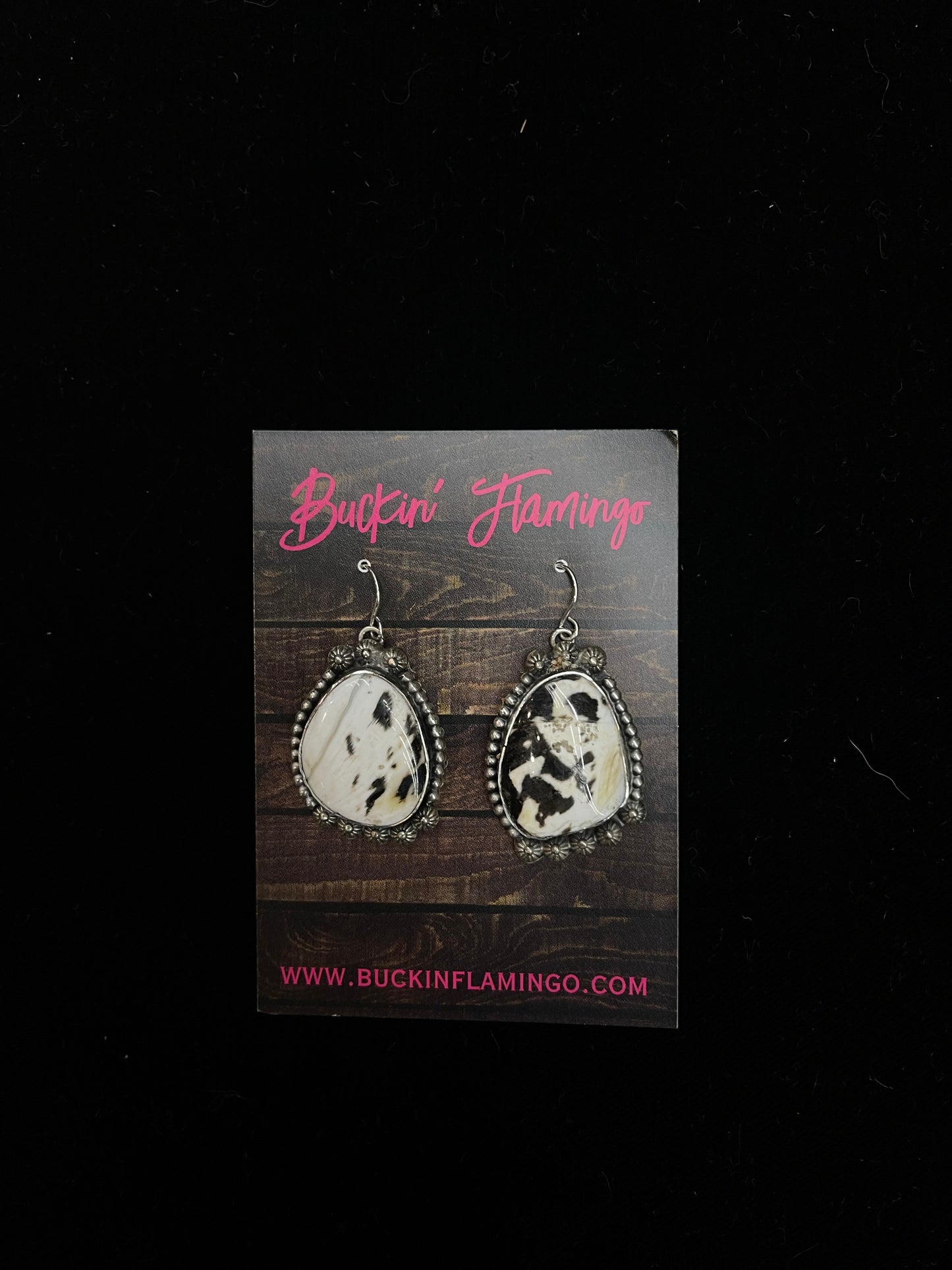 30" Magpie Shell Lariat with Earrings