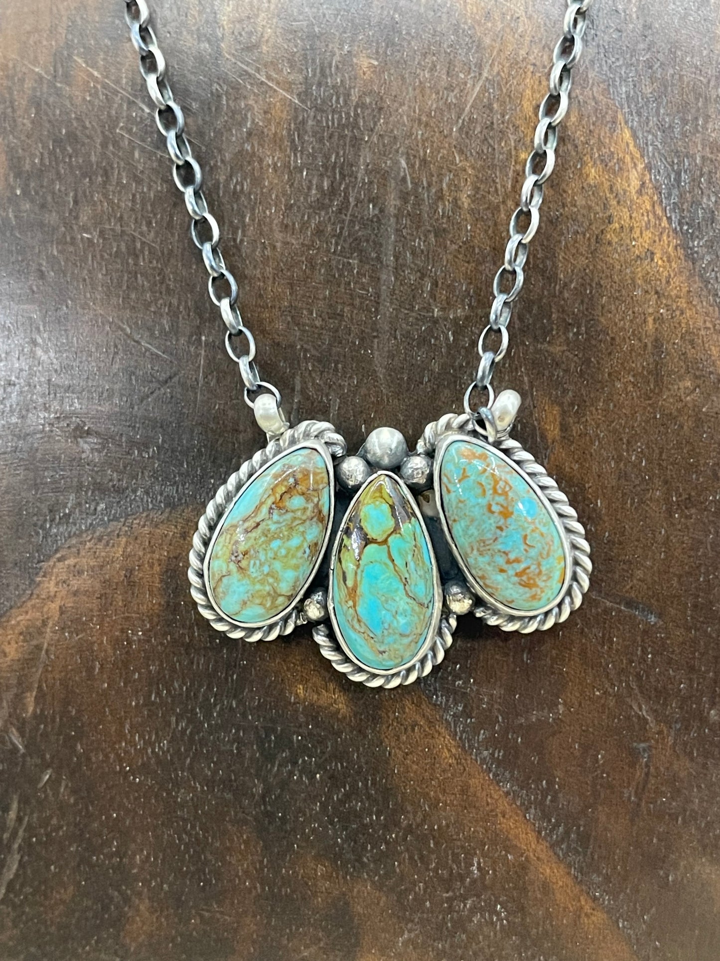 16" Kingman Turquoise Necklace