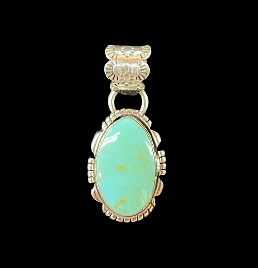 Kingman Turquoise Pendant by Zia