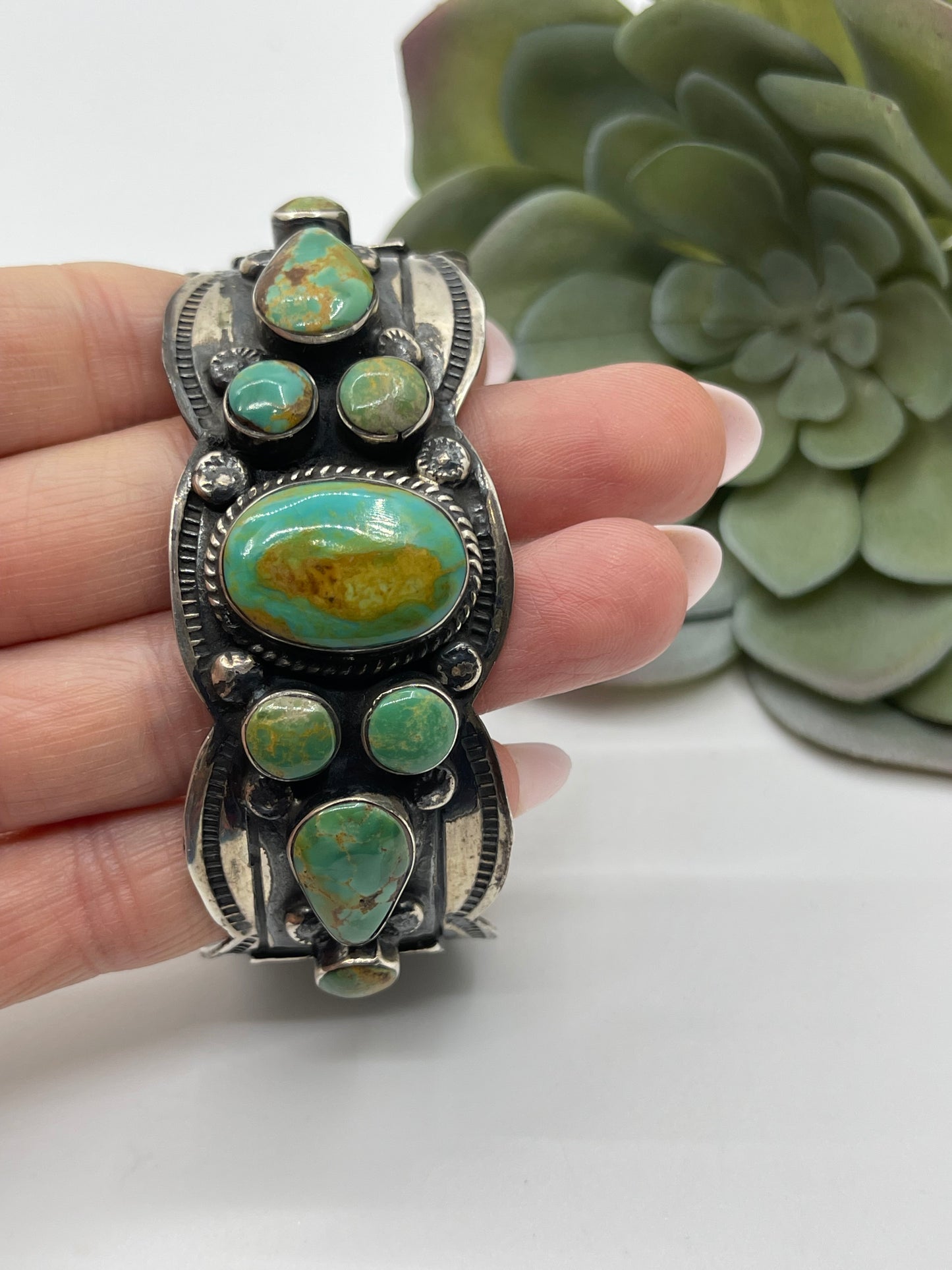 7" Vintage Royston Turquoise Cuff