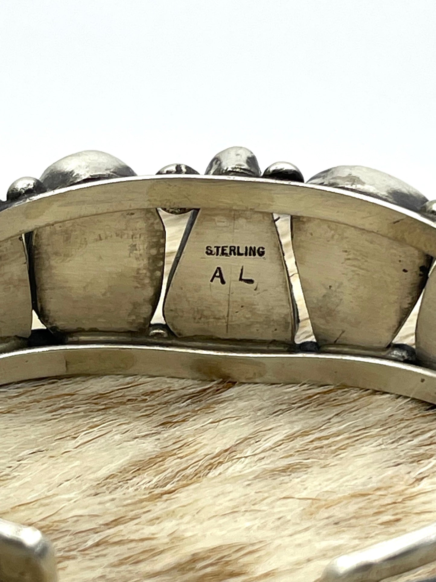 5.5”-7” 5 Stone Turquoise Cuff by Augustine Largo, Navajo