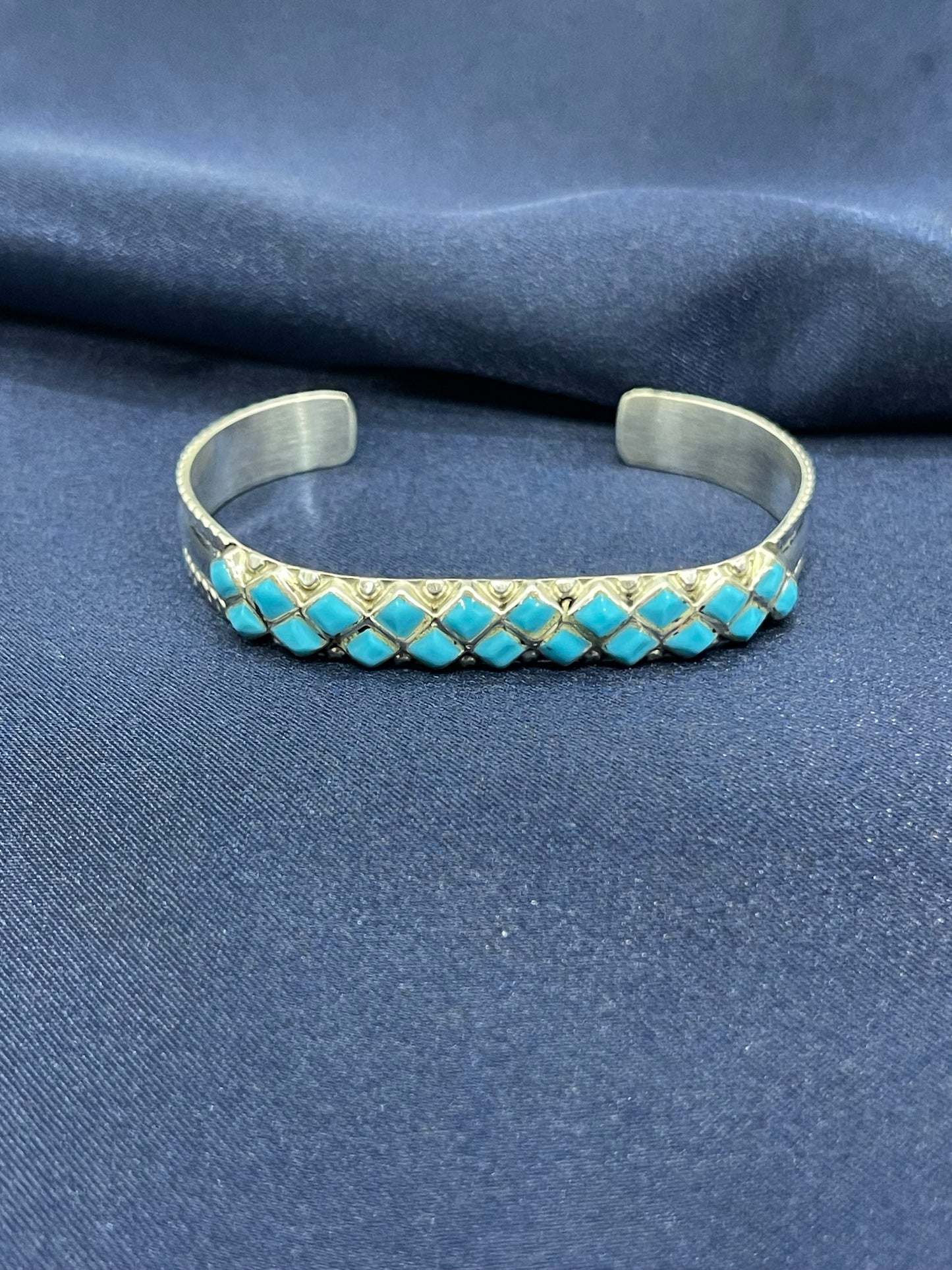 5.75" - 6.25" Turquoise Cuff Bracelet