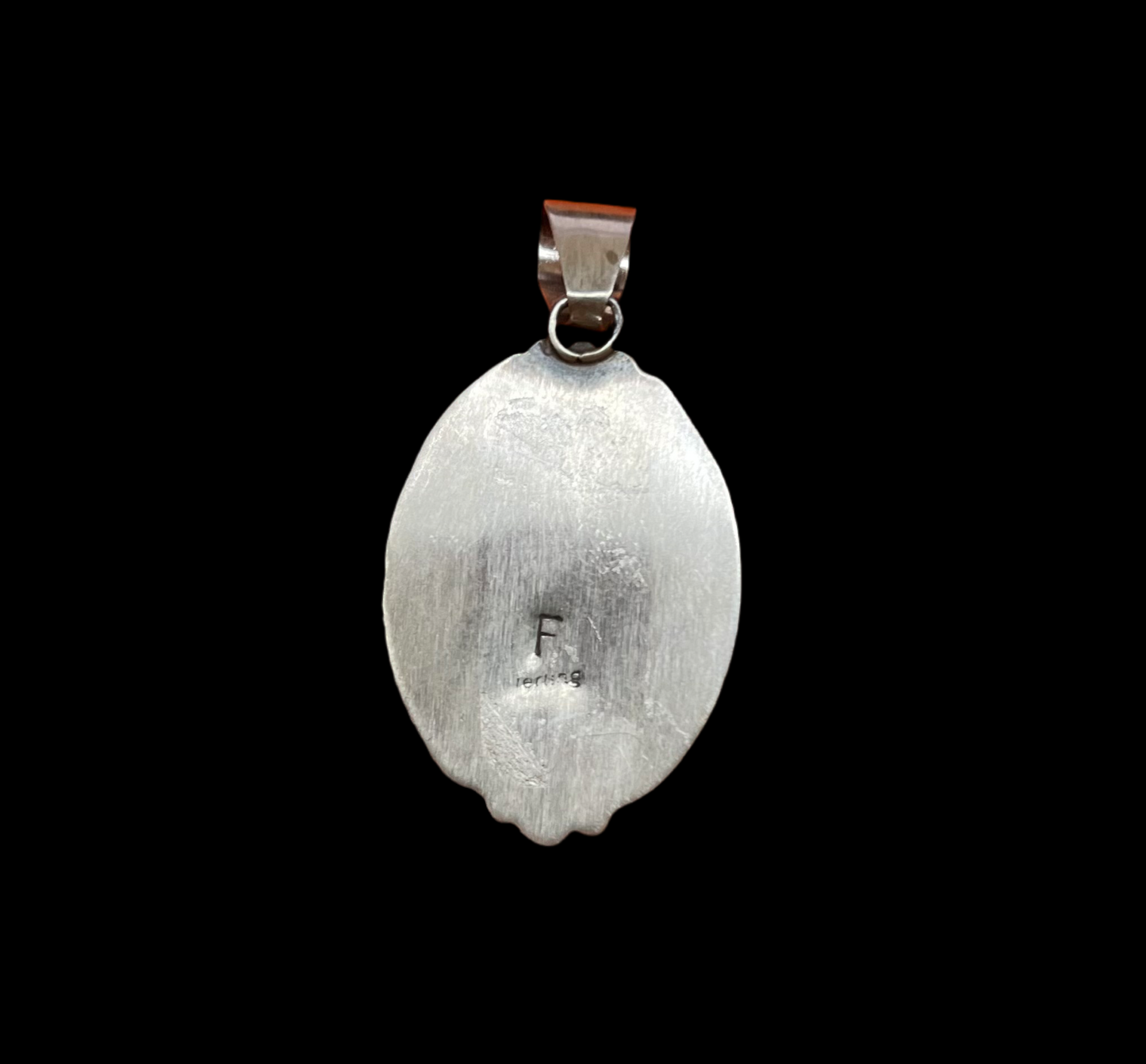 Larimar Pendant by Freda Martinez, Navajo