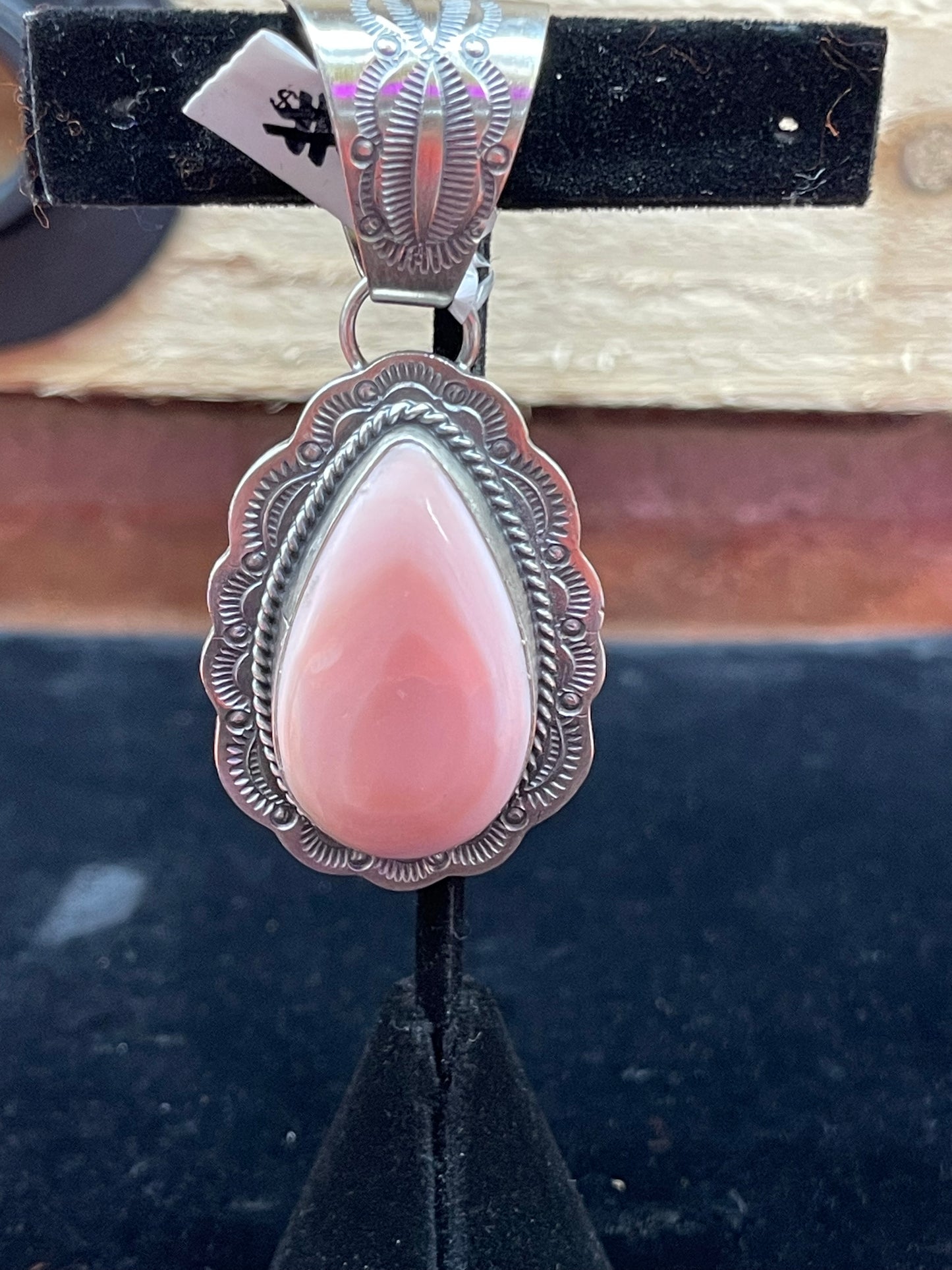 Cotton Candy Tear Drop Pendant