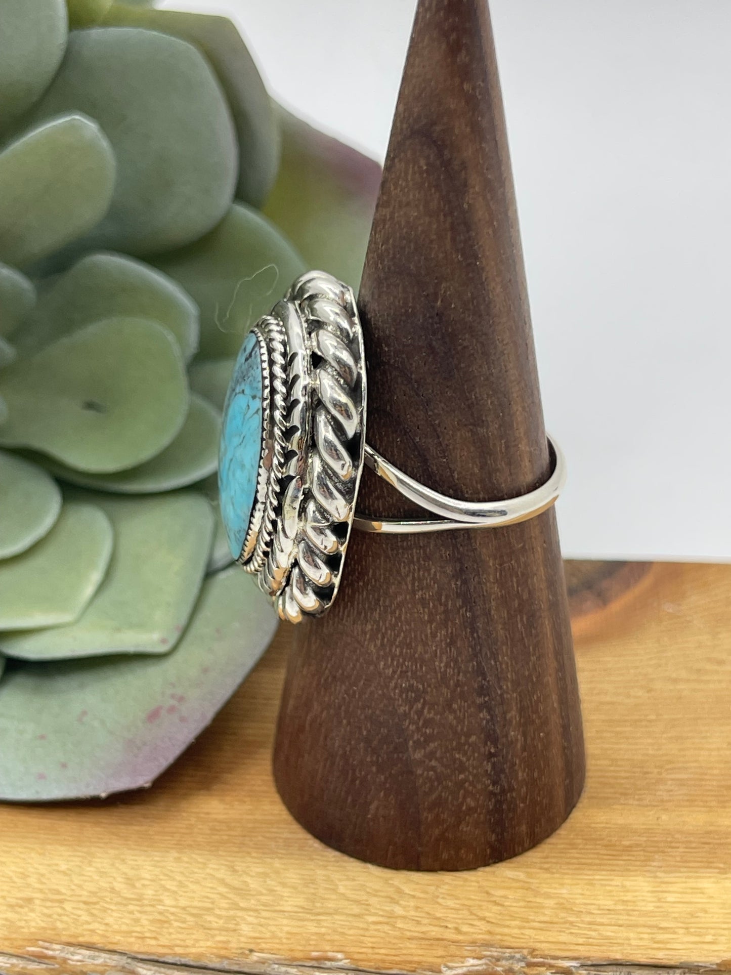 Size (10.0) Ring by Jerome Lee, Navajo