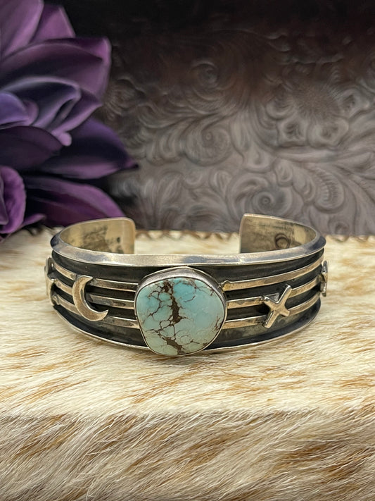 7" Dry Creek Turquoise Cuff