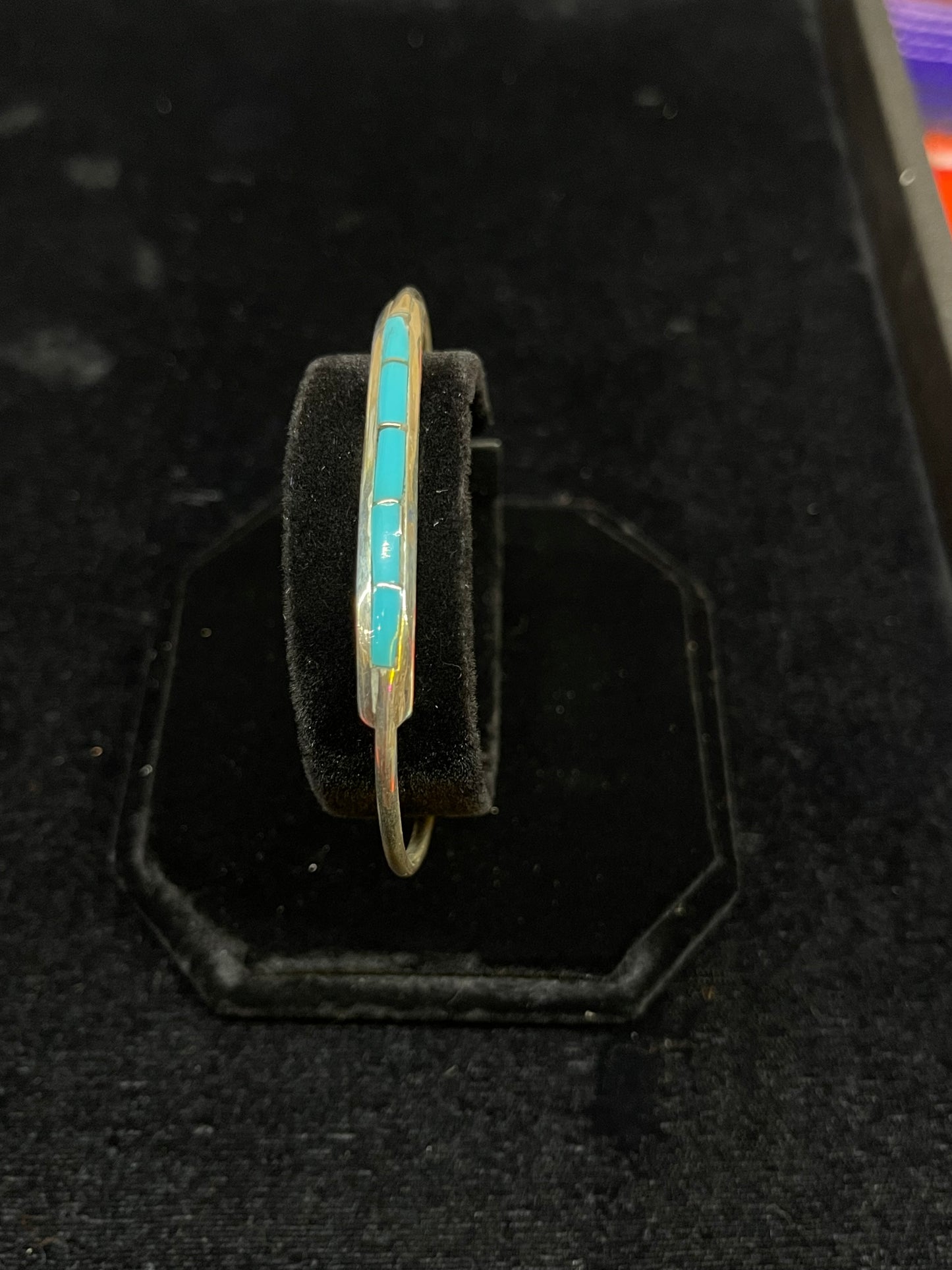 Turquoise Inlay Cuff