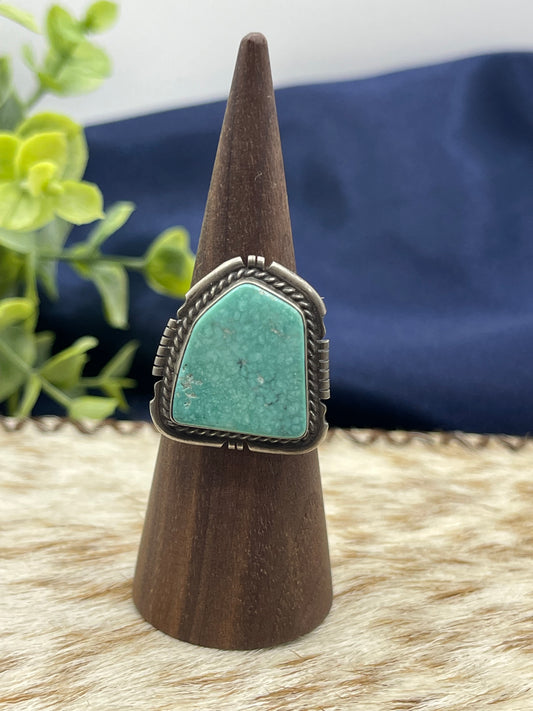7.5 Sonoran Turquoise Ring by Dave Skeets