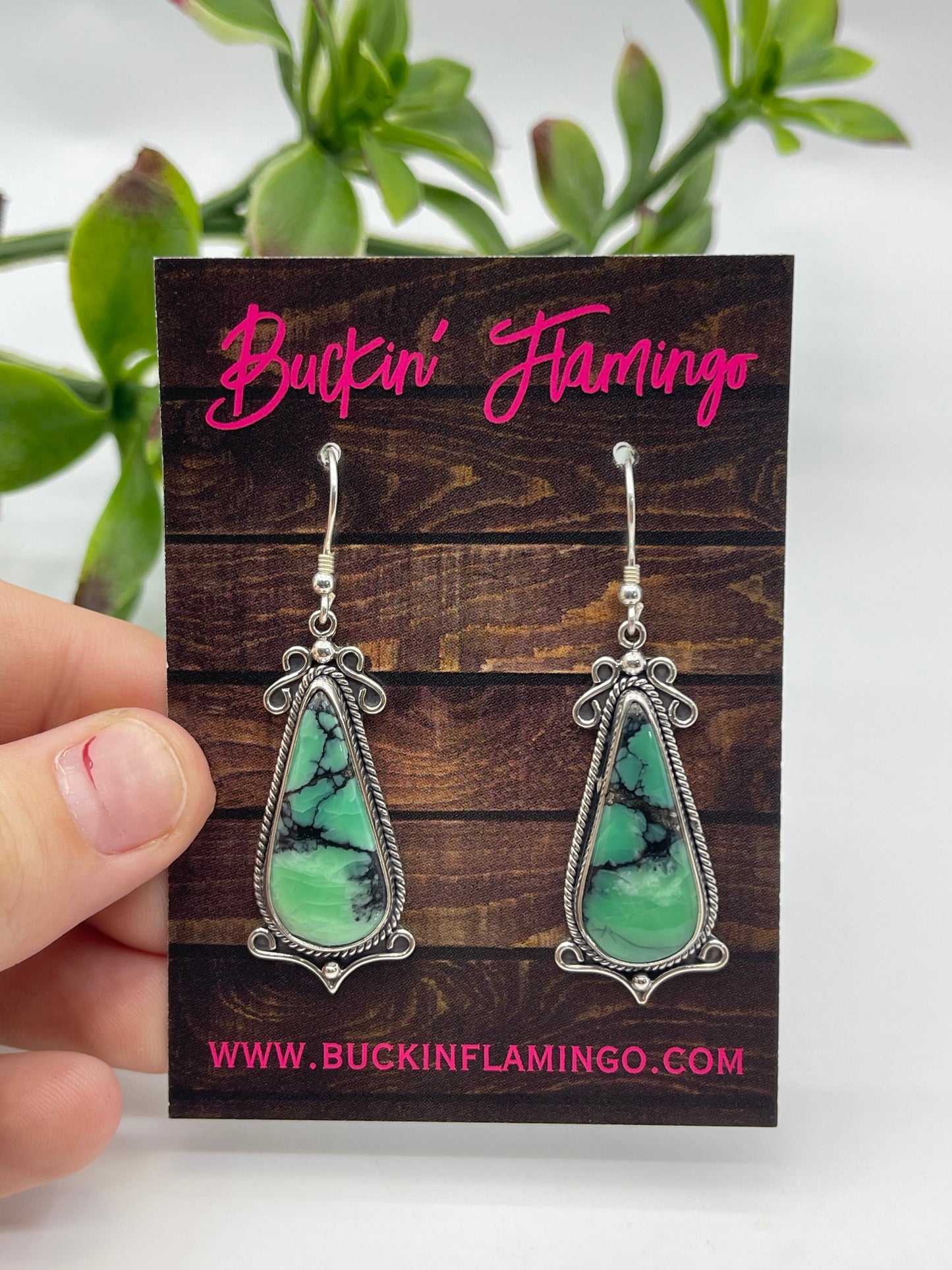 Veriscite Teardrop Dangle Earrings