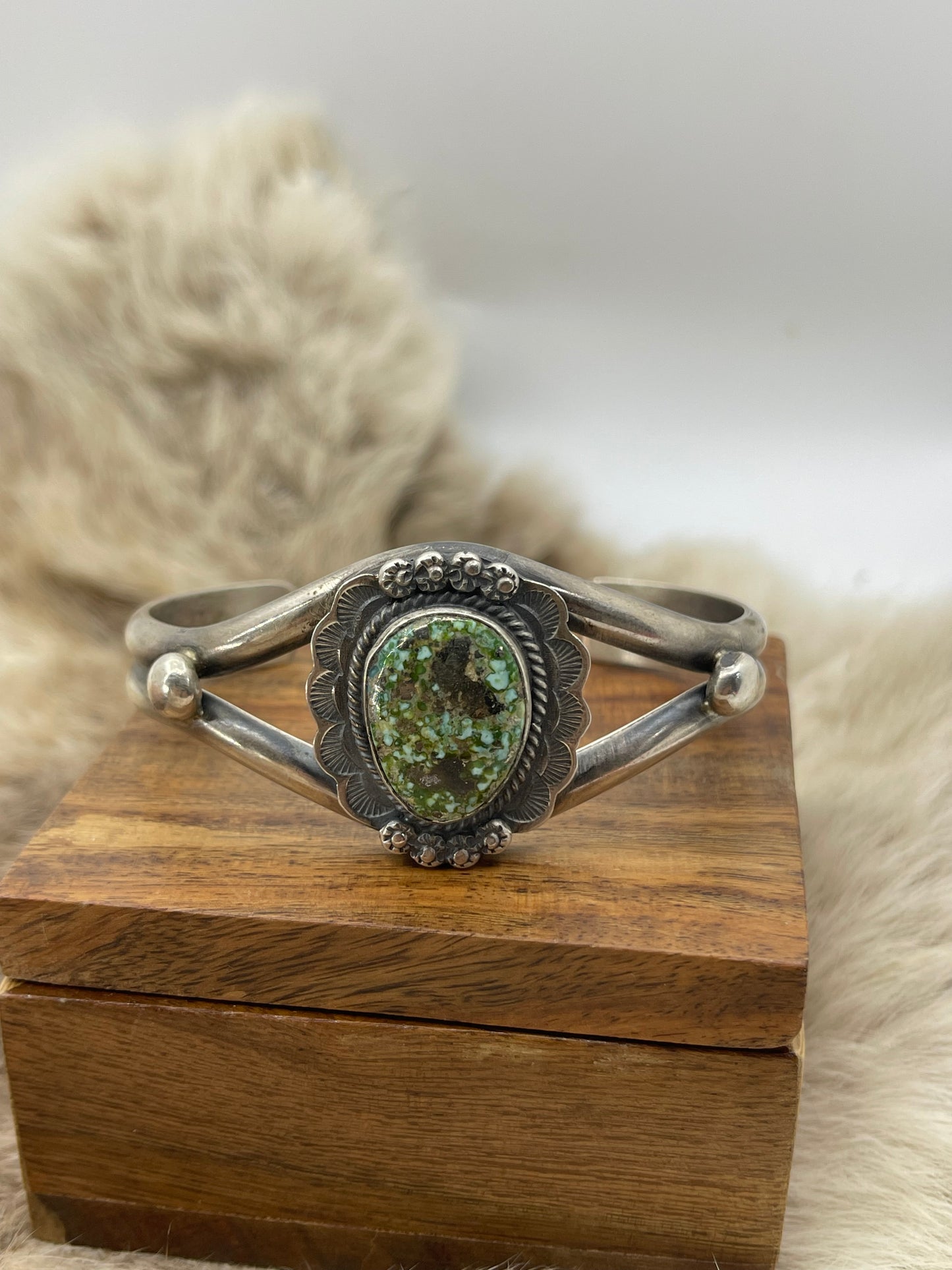 Sonoran Gold Turquoise by John Nelson, Navajo 5.5" - 7.25"