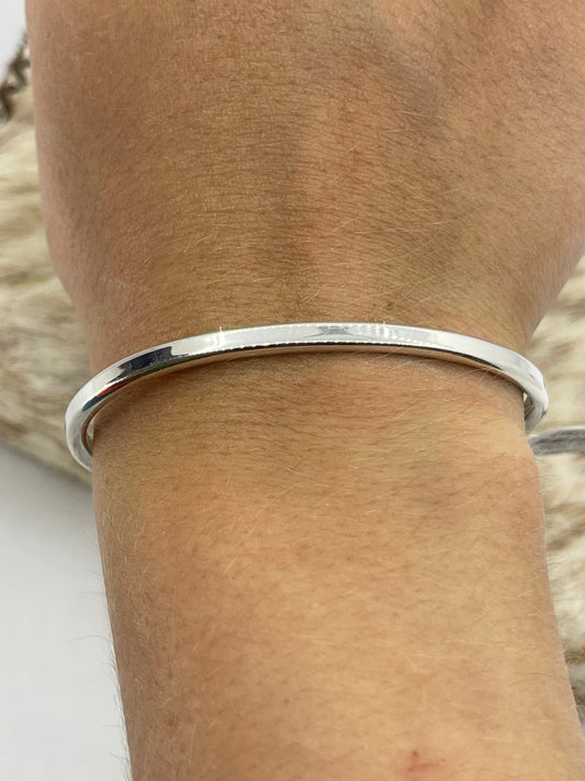 5 3/4"-6 3/4" Silver Stacker Cuff by Elaine Tahe, Navajo