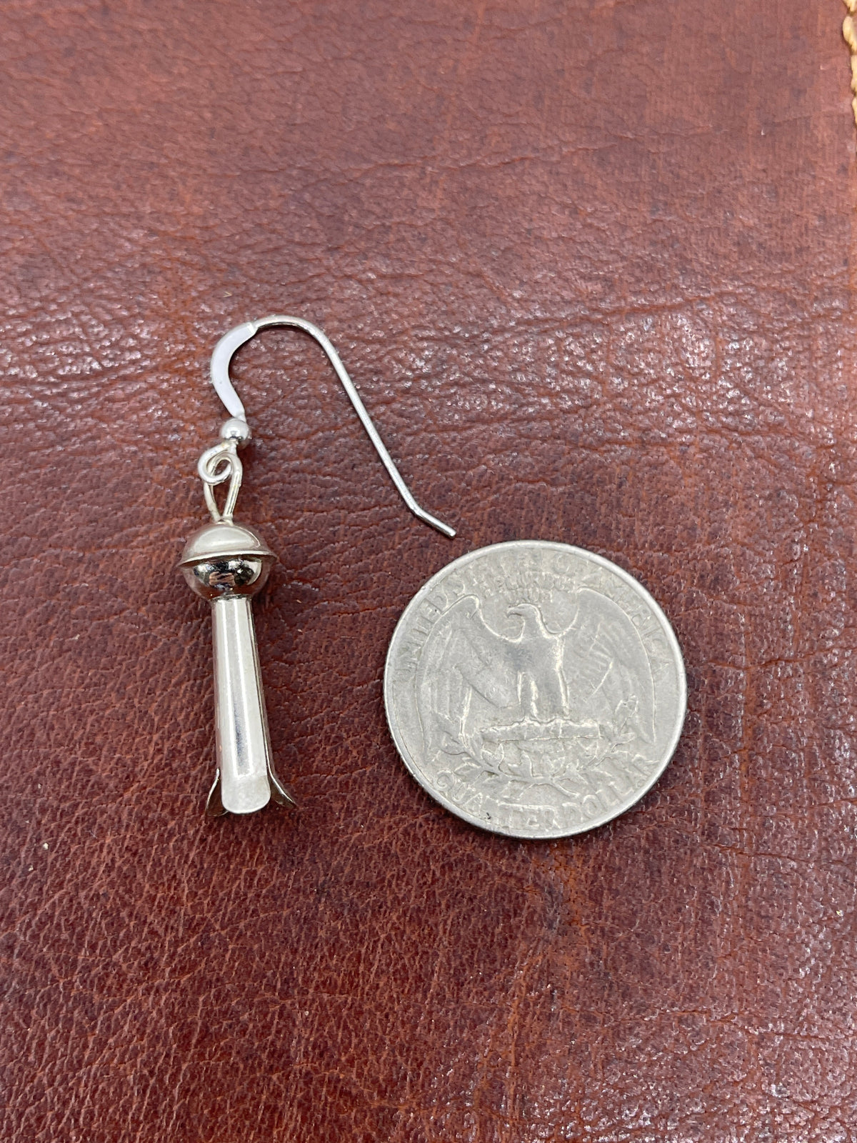 8mm Blossom Earrings by Marian Nez, Navajo