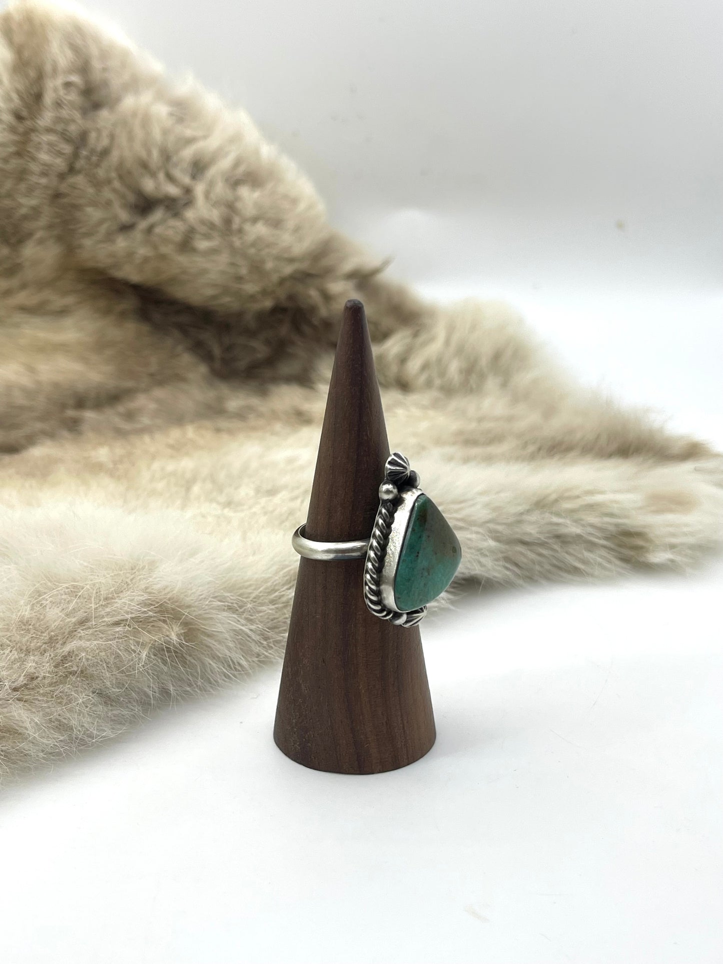 Adjustable (6.0-10.0) Royston Ring by Johnny Dixon, Navajo