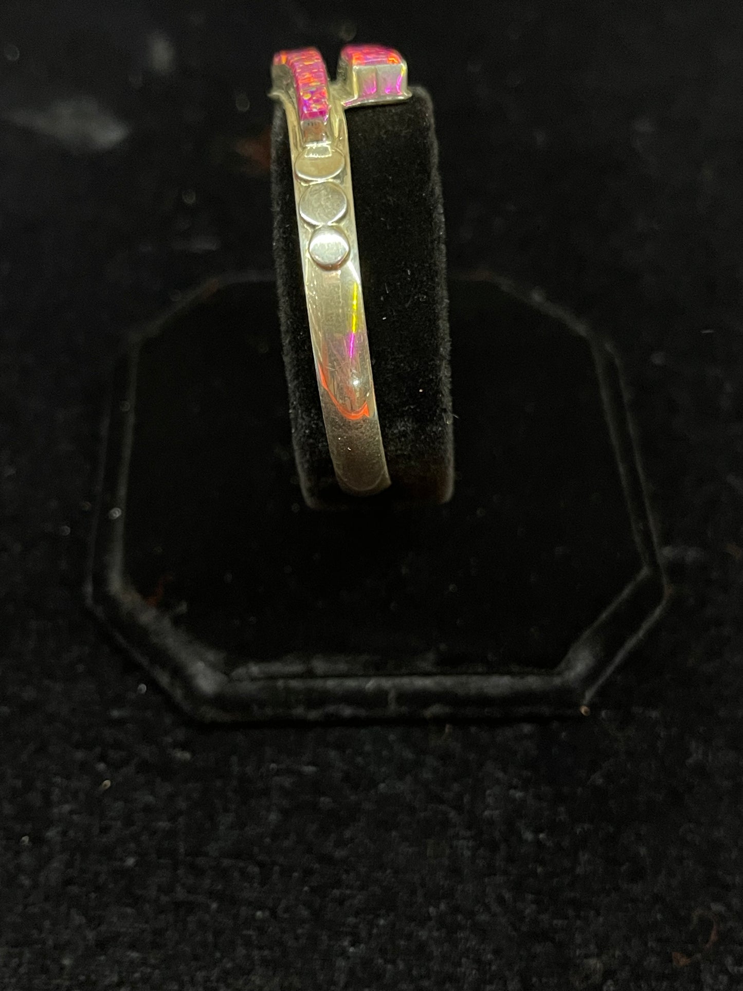 Pink Opal Cuff Bracelet