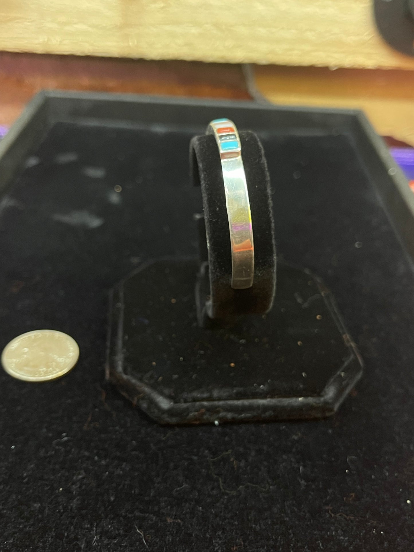 Multi Stone Inlay Bracelet