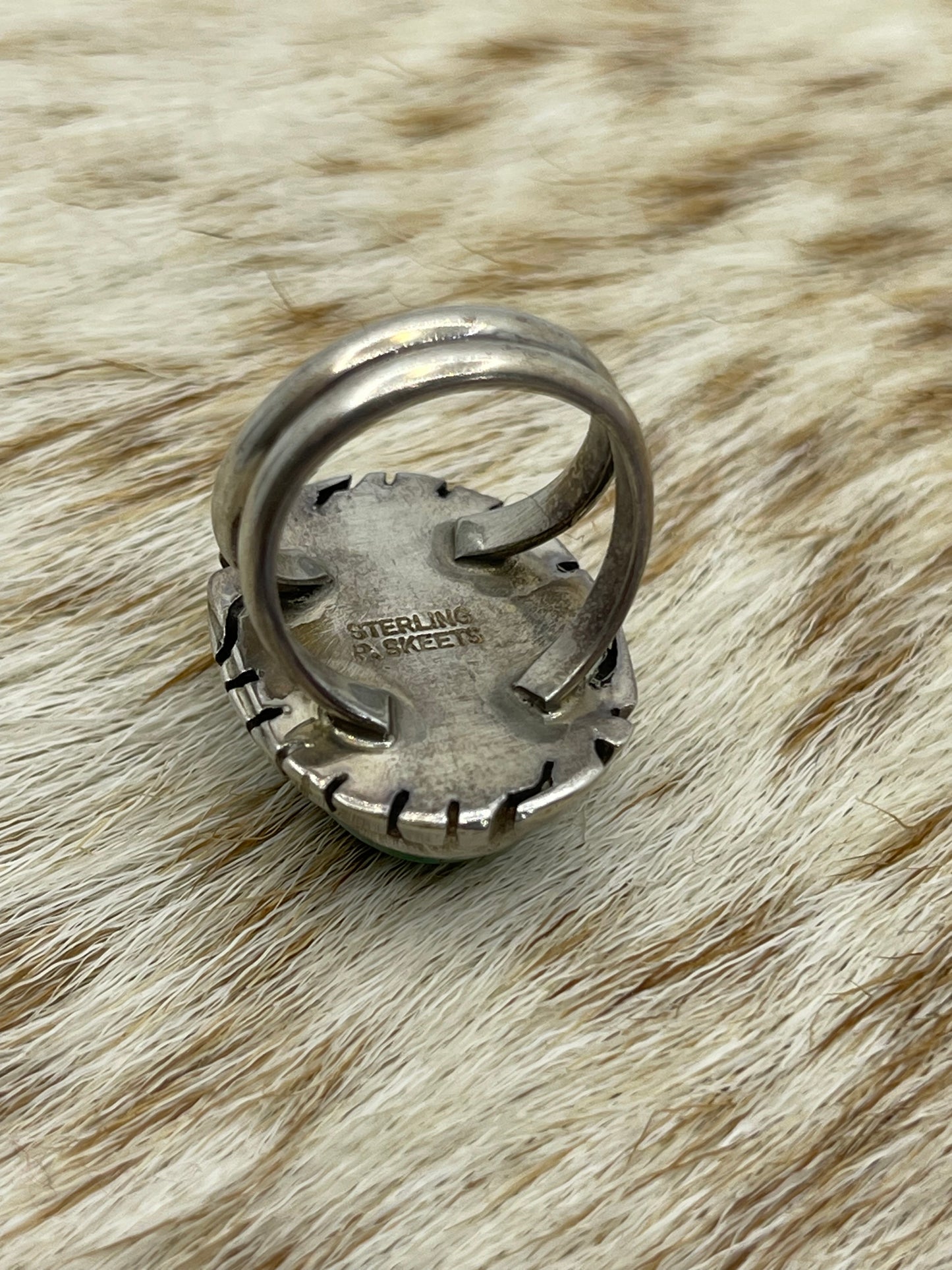 4.5 Oval Turquoise Ring