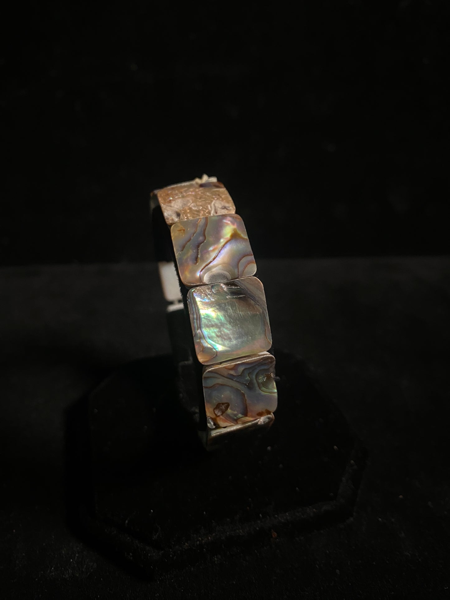 Abalone Shell Stretchy Bracelet by Jolene Bird