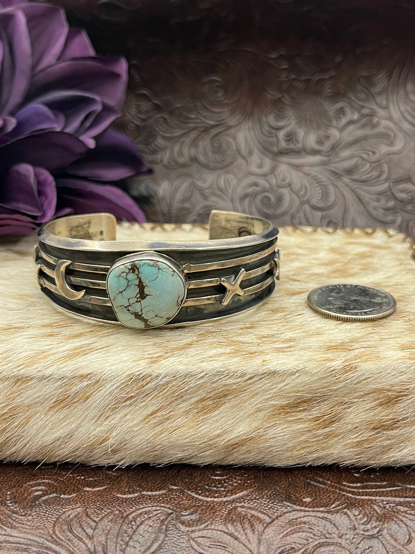 7" Dry Creek Turquoise Cuff