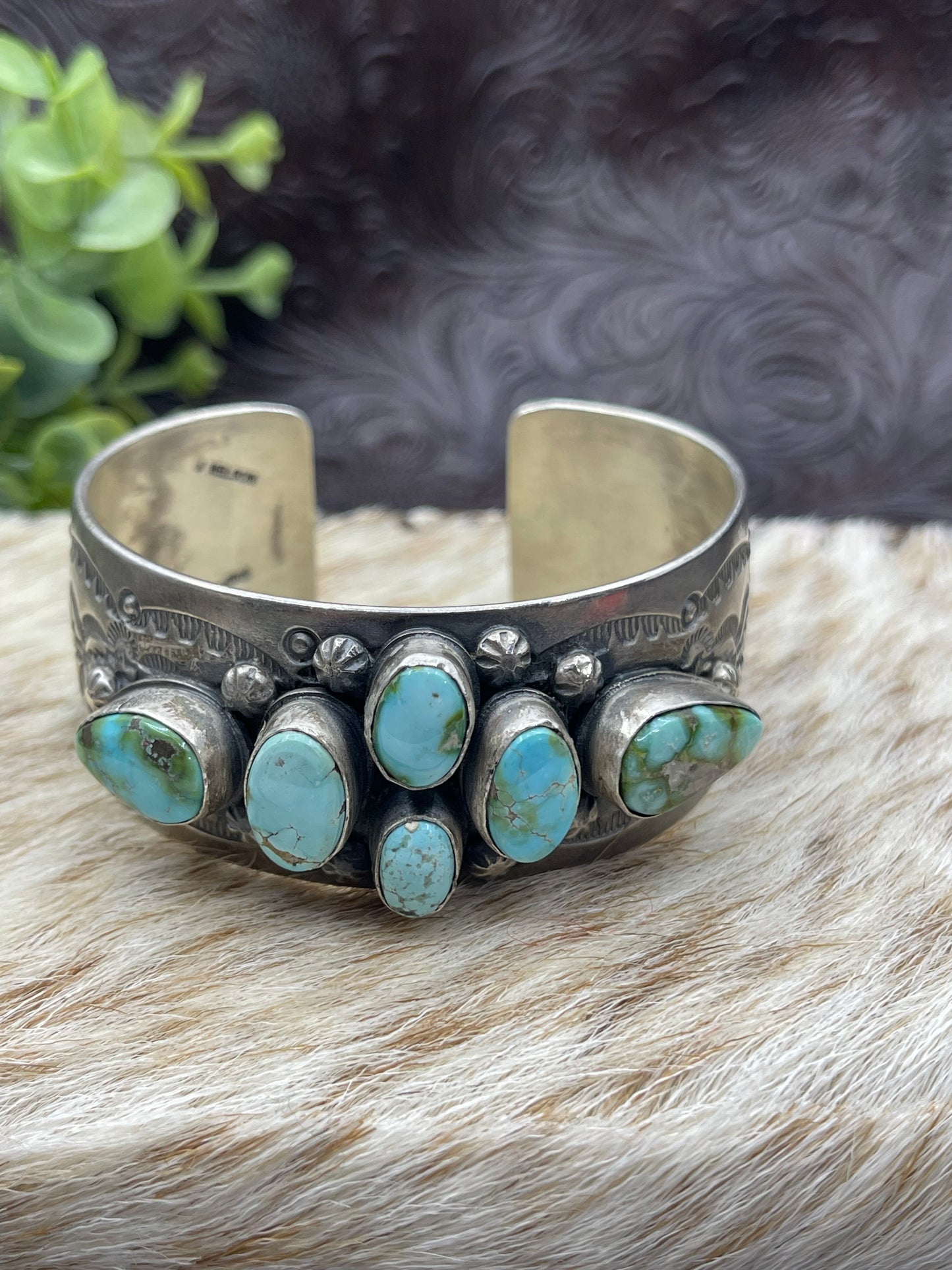 6.25" - 7.25" Sonoran Gold Turquoise Cuff