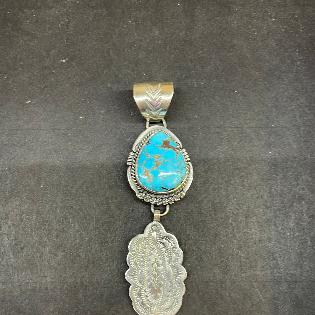Egyptian Turquoise Dangle Pendant