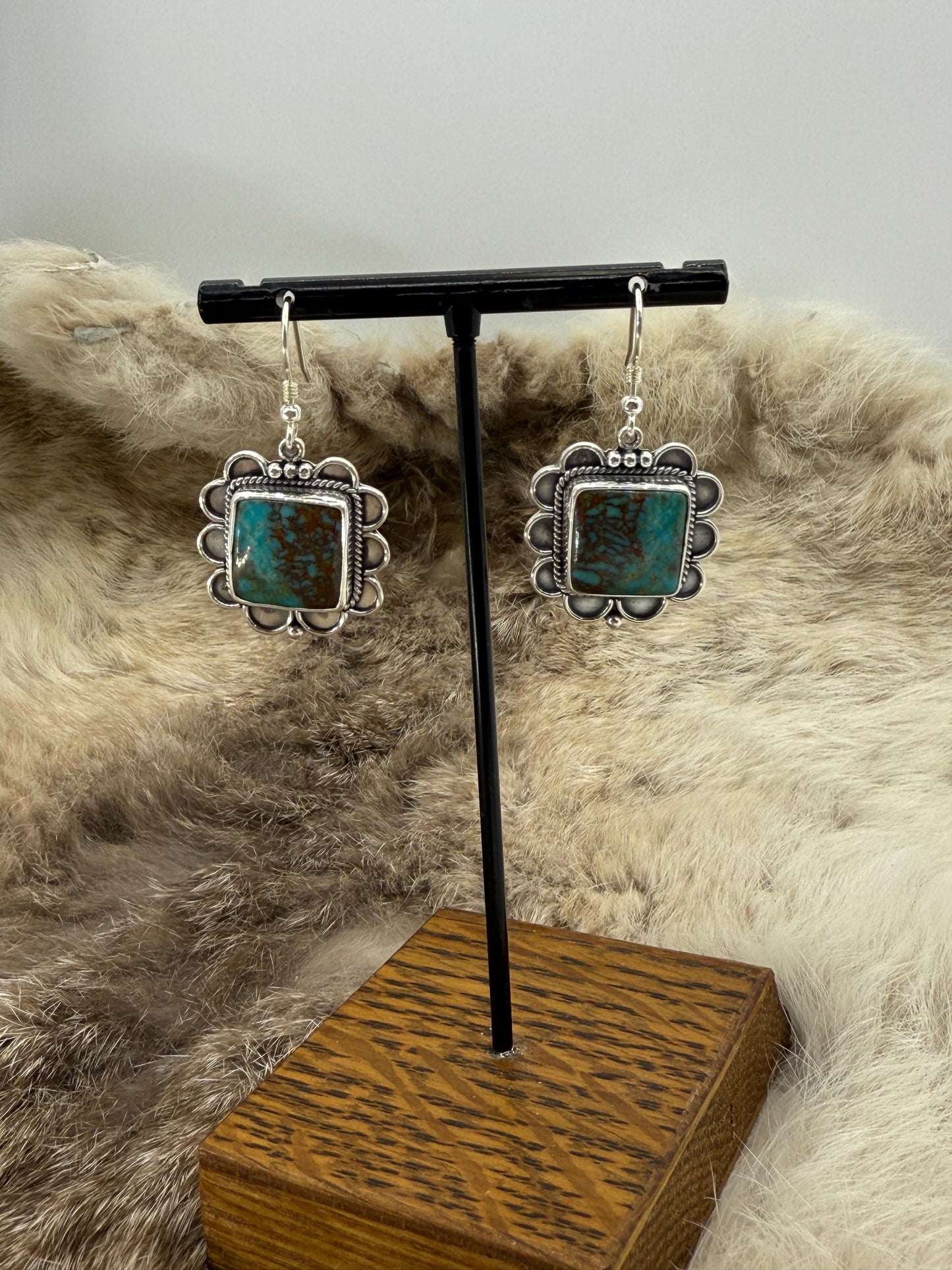 Royston Turquoise Dangle Earrings