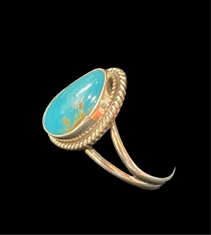 6.5 Turquoise Ring by Byron Begay, Navajo