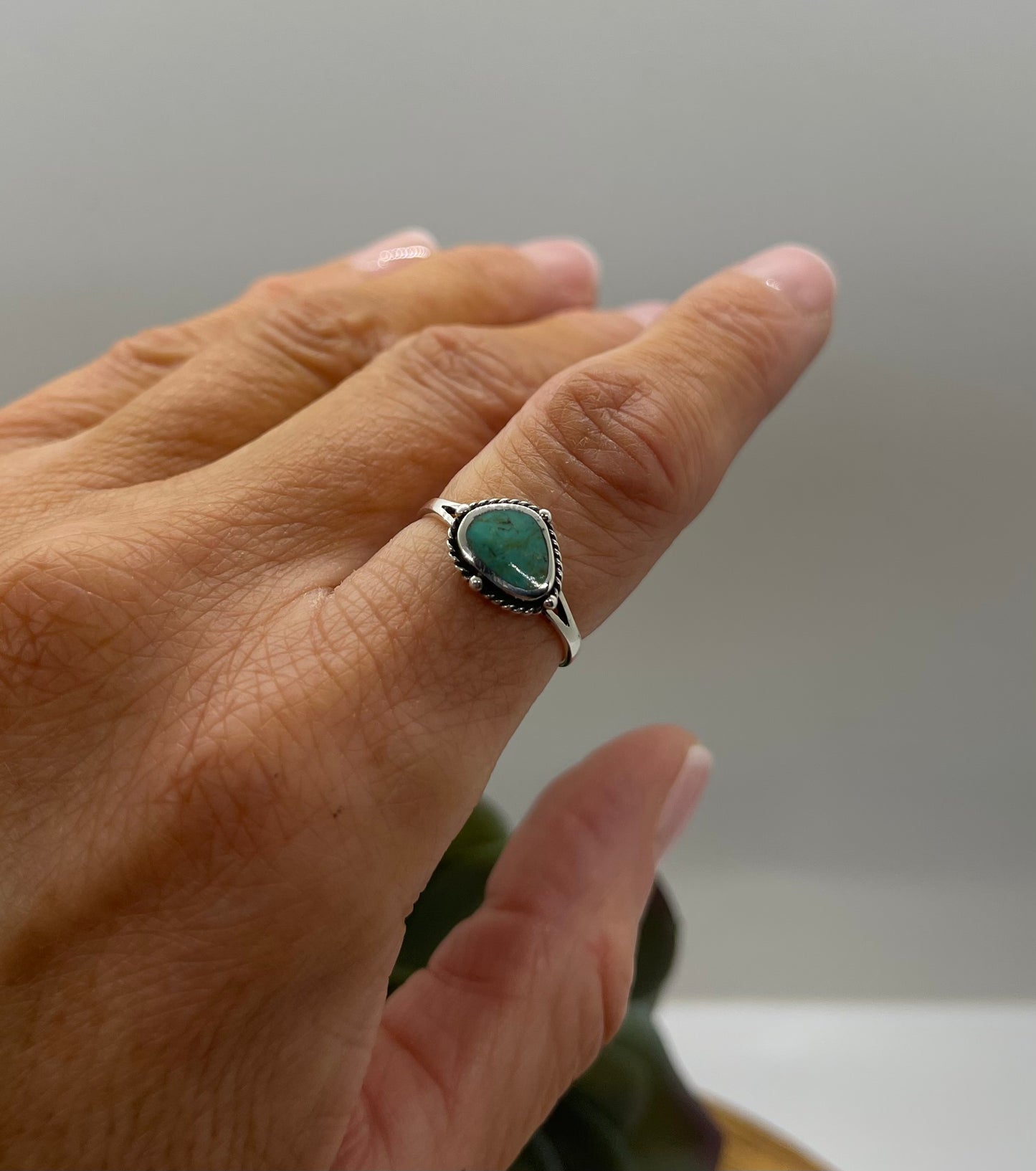 6.0 Dainty Turquoise Ring