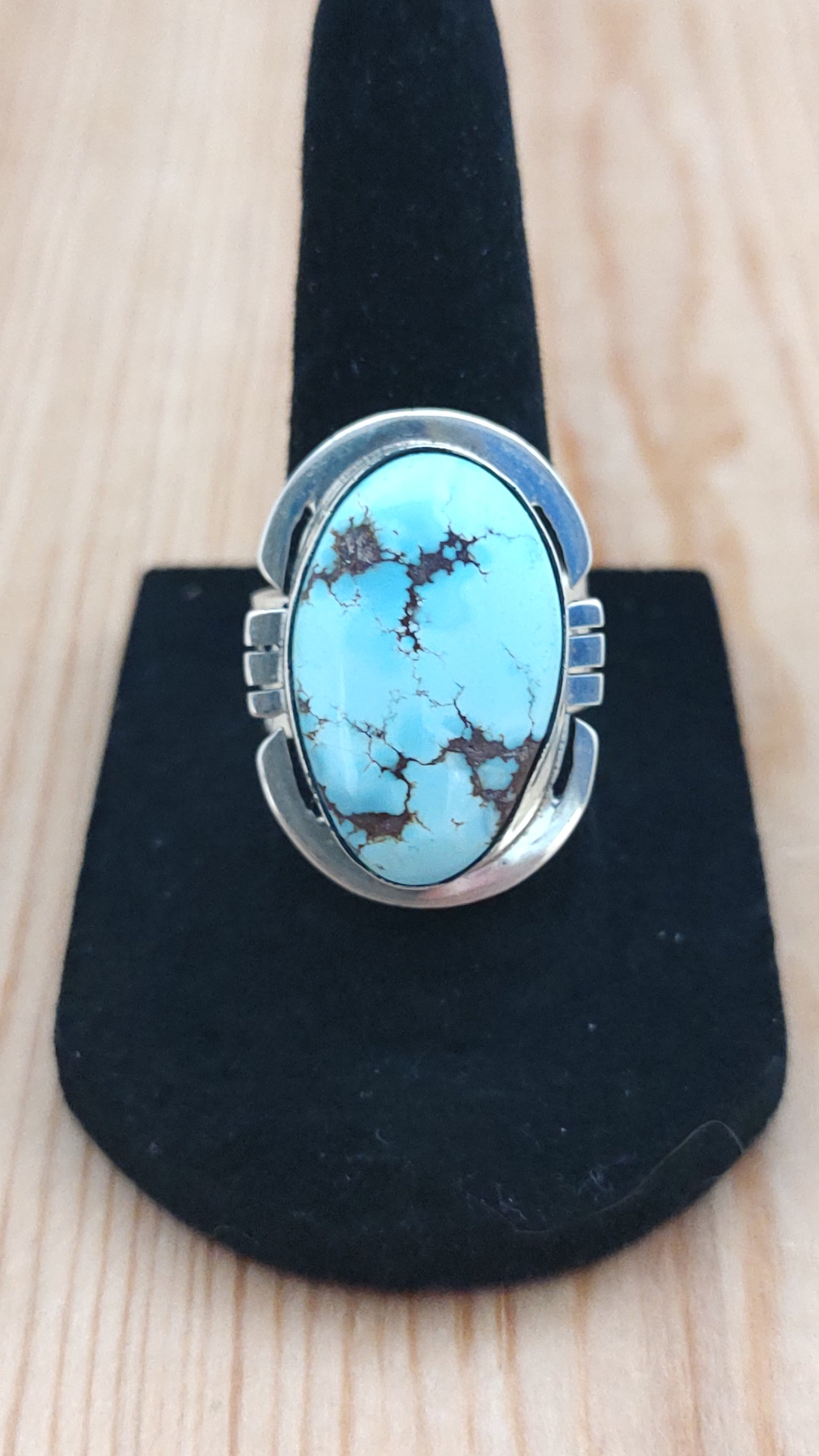Adjustable Golden Hills Turquoise Ring