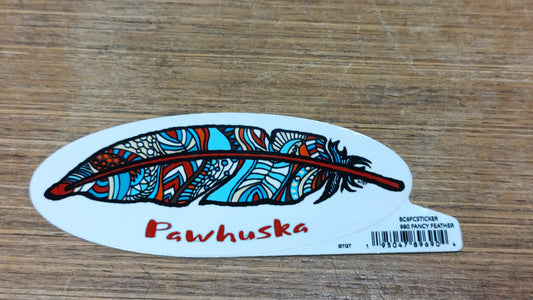 Fancy Feather Pawhuska - sticker